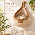 Averziy™ Two-Tone Teardrop Hanging Basket